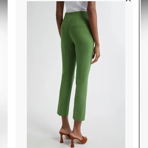 Veronica Beard Green Cropped Pants - Picture 2 of 5